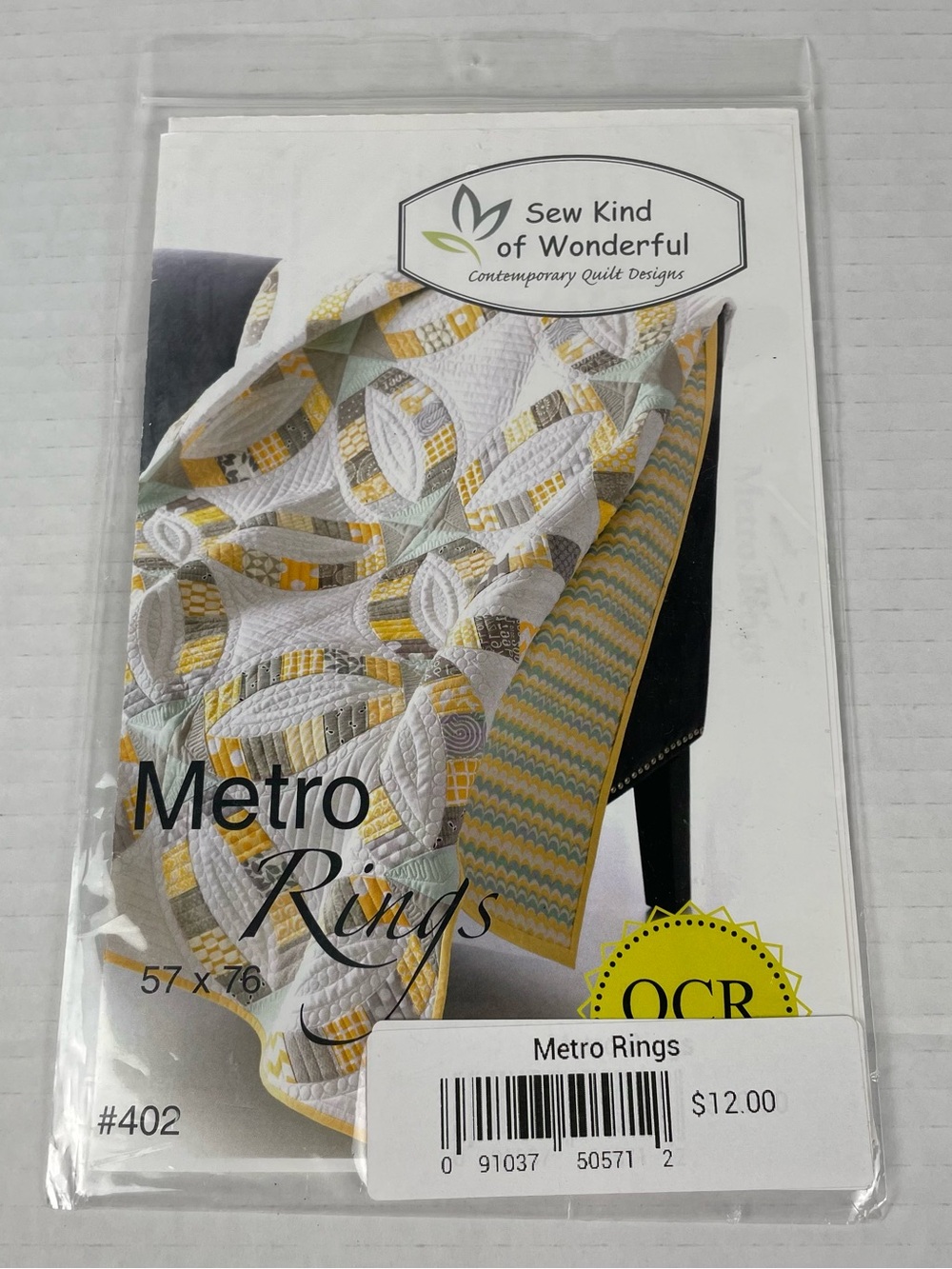 Sew Kind Of Wonderful Quilt Design Pattern Metro Rings #402